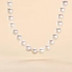 Collier Akoya Or Jaune Perle De Culture D'akoya
