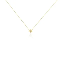 Collier Alastar Or Jaune Oxyde De Zirconium