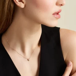 Collier Alastar Or Jaune Oxyde De Zirconium