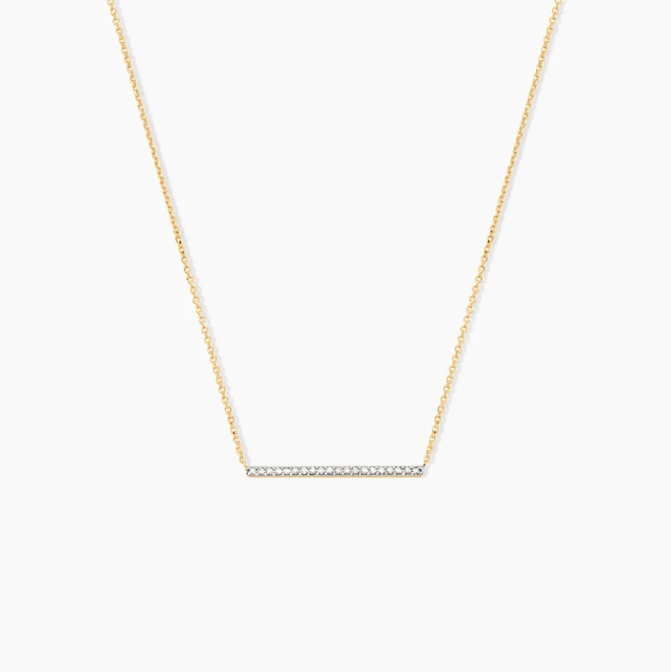 Collier Alayna Or Jaune Diamant