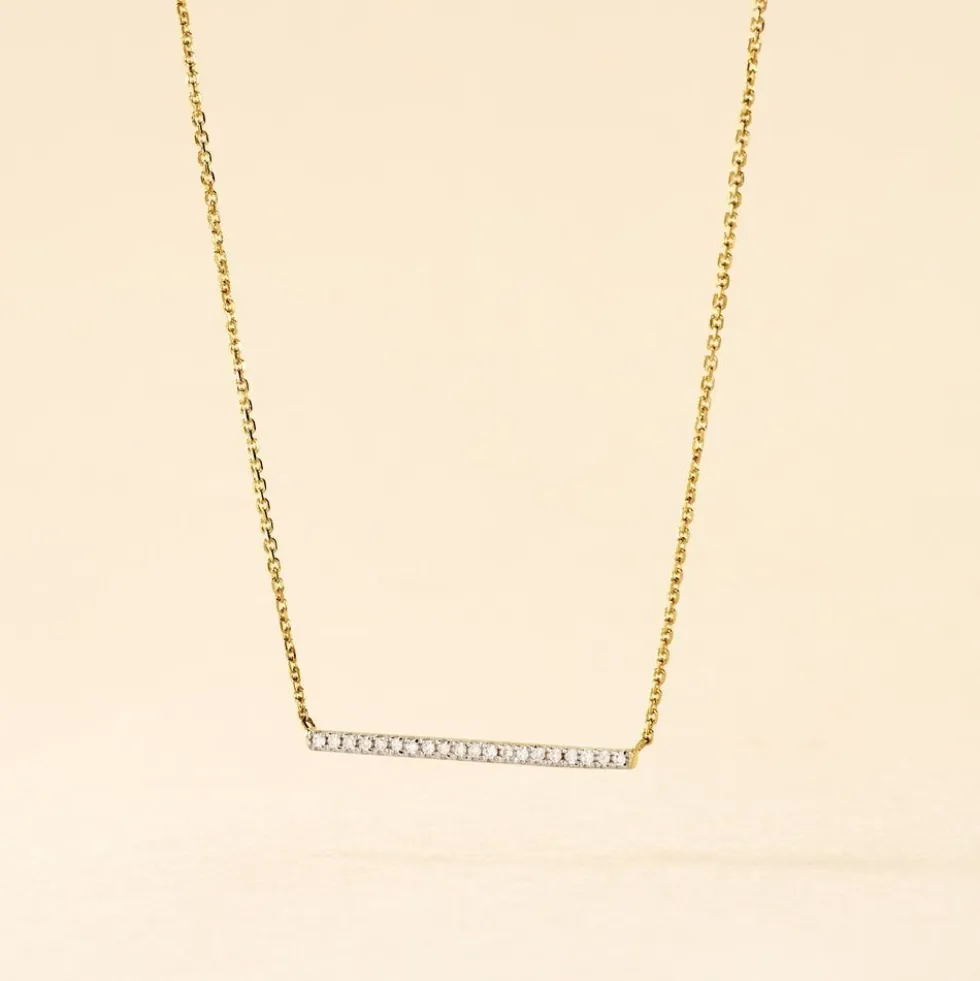 Collier Alayna Or Jaune Diamant