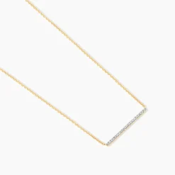 Collier Alayna Or Jaune Diamant