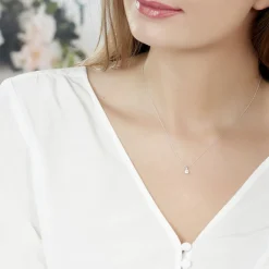 Collier Alexandra Or Blanc Diamant