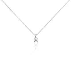 Collier Alexandra Or Blanc Diamant