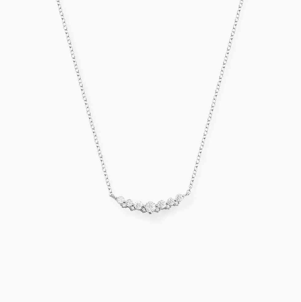 Collier Aliah Argent Blanc Oxyde De Zirconium