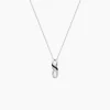 Collier Aline Or Blanc Diamant