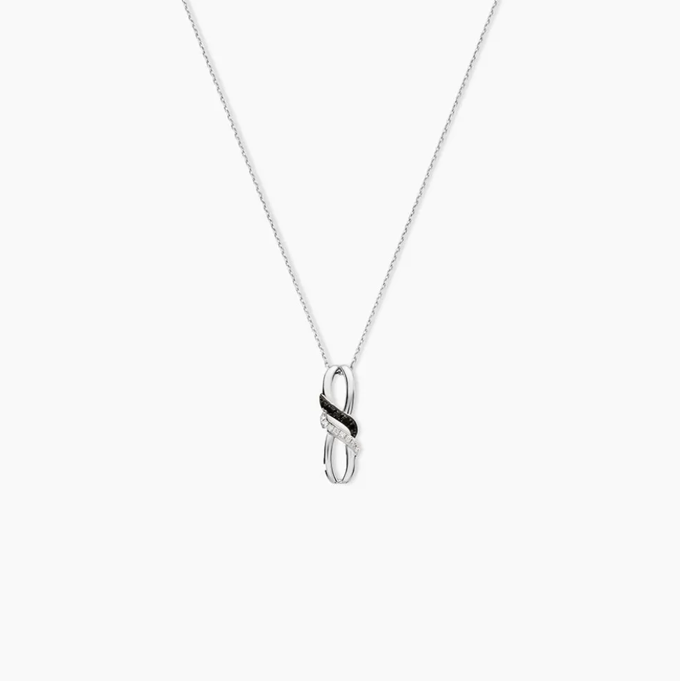 Collier Aline Or Blanc Diamant