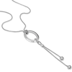 Collier Alisa Argent Blanc