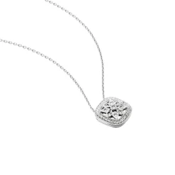 Collier Alixia Or Blanc Diamant