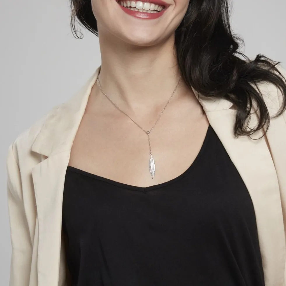 Collier Aliza Argent Blanc