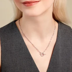 Collier Allyce Argent Blanc