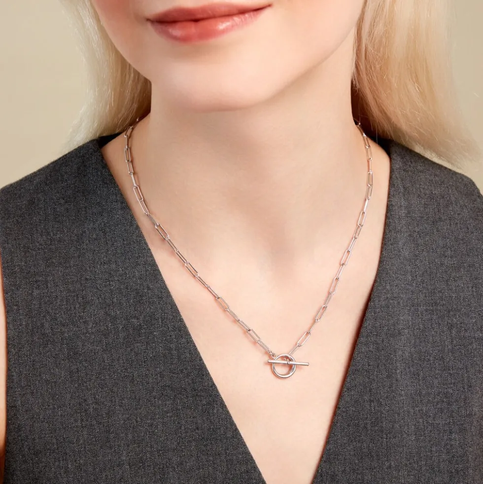 Collier Allyce Argent Blanc
