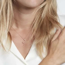 Collier Alvina Or Jaune Oxyde De Zirconium