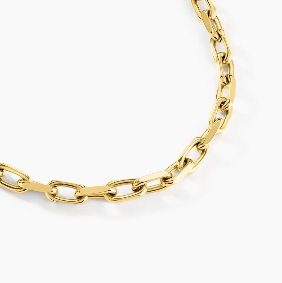 Collier Anadia Acier Jaune