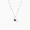 Collier Anais Or Blanc Perle De Culture Et Oxyde De Zirconium