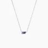 Collier Andy Argent Blanc Oxyde De Zirconium