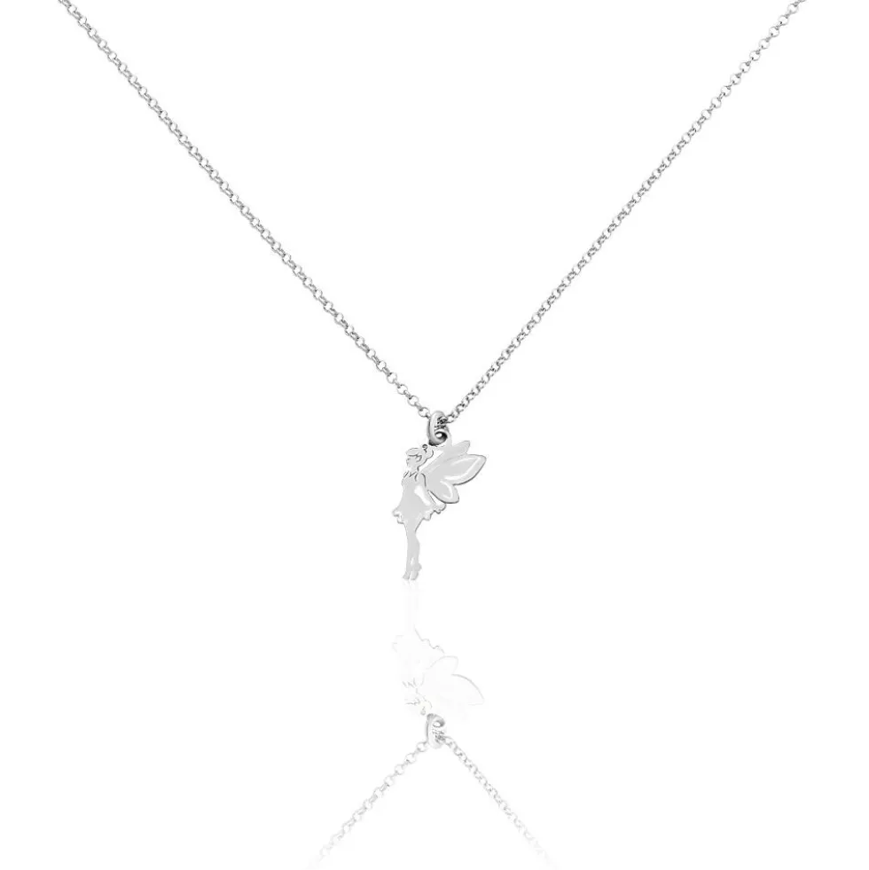 Collier Anita Argent Blanc