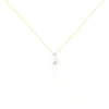 Collier Anju Or Jaune Perle De Culture Et Diamant