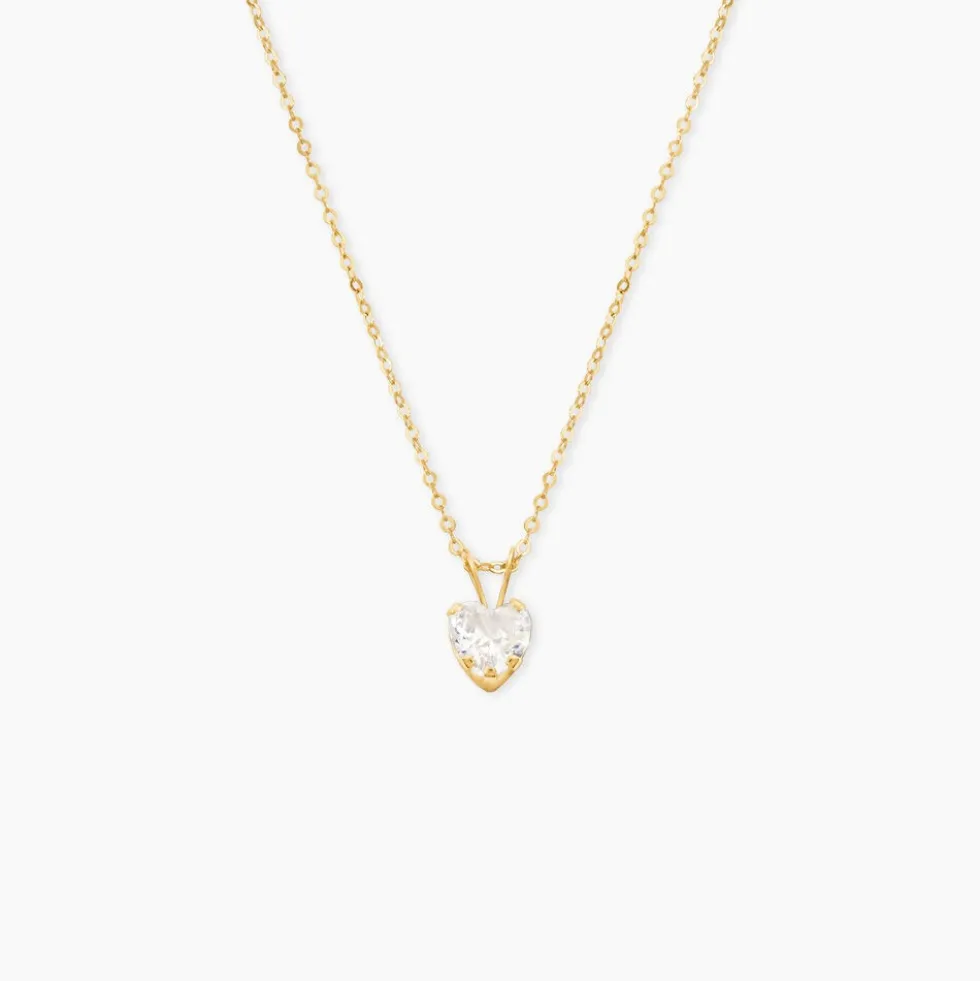 Collier Aodren Or Jaune Oxyde De Zirconium