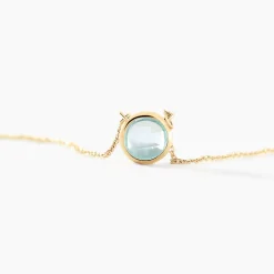 Collier Arenale Or Jaune Topaze