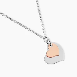 Collier Argent Bicolore Soio