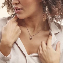 Collier Argent Bicolore Teodors