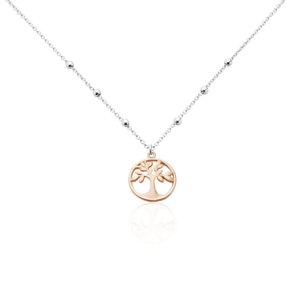 Collier Argent Bicolore Teodors