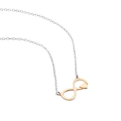 Collier Argent Bicolore Vikenti
