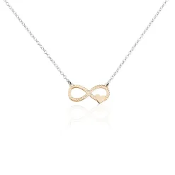 Collier Argent Bicolore Vikenti