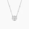Collier Argent Blanc Akosua
