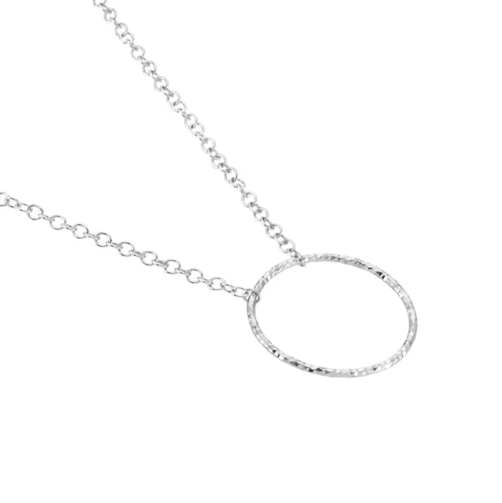 Collier Argent Blanc Anvallus