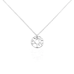 Collier Argent Blanc Boriennus