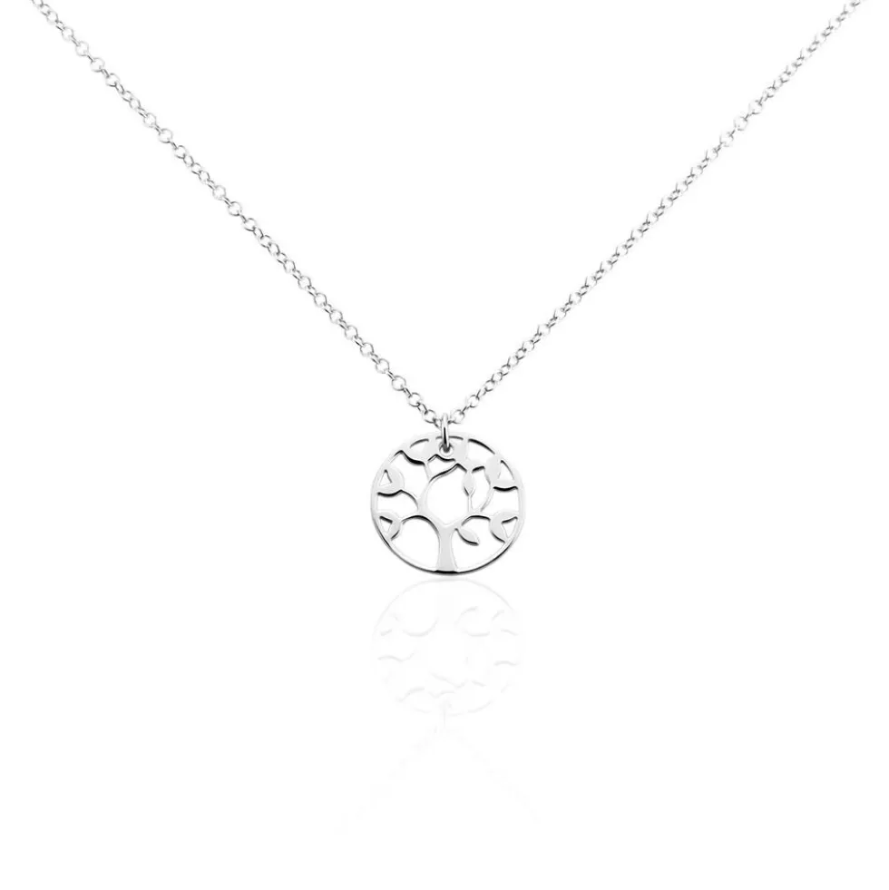 Collier Argent Blanc Boriennus