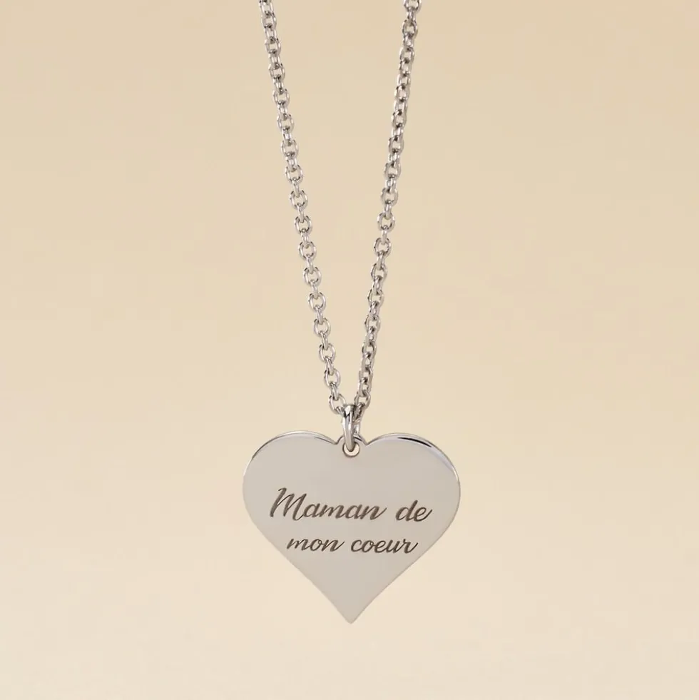Collier Argent Blanc Francino