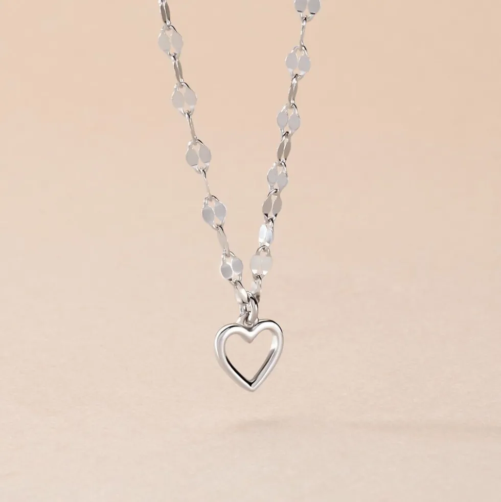 Collier Argent Blanc Hariane