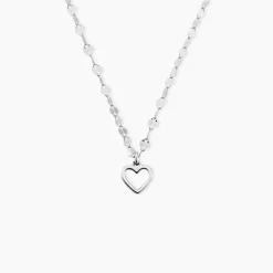 Collier Argent Blanc Hariane