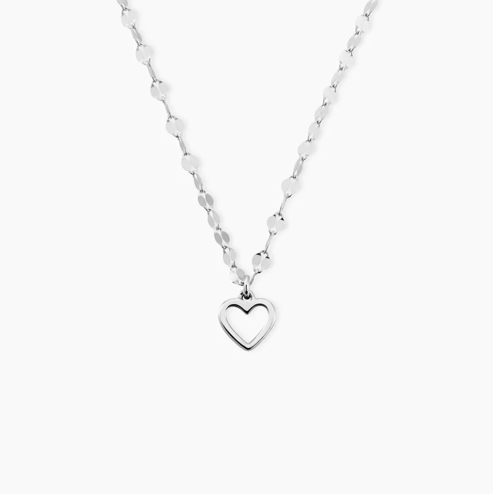 Collier Argent Blanc Hariane