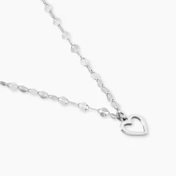Collier Argent Blanc Hariane