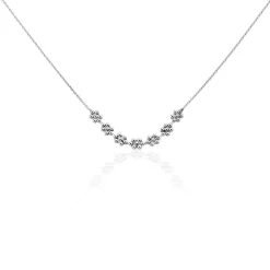 Collier Argent Blanc Hippolyta