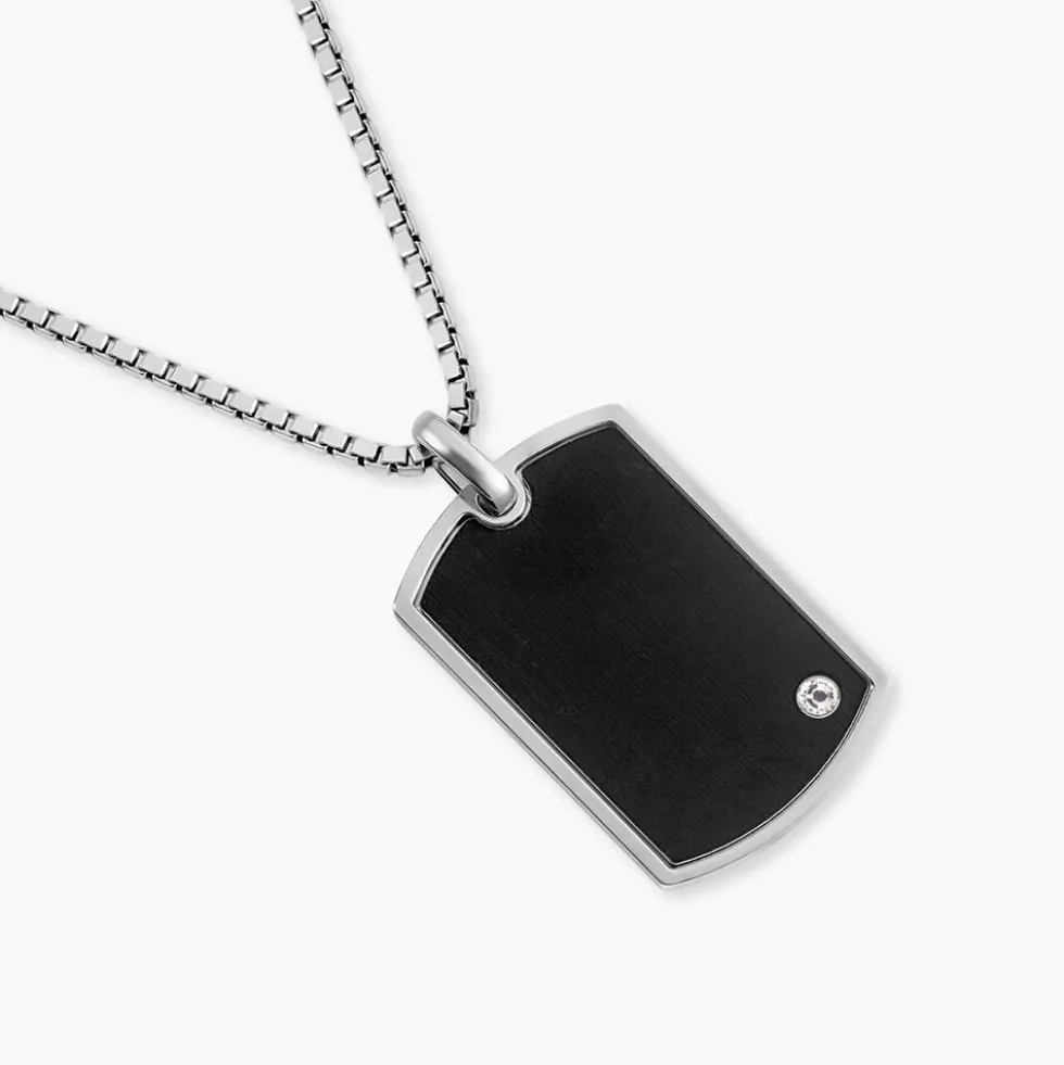 Collier Argent Blanc Ilias Oxyde De Zirconium
