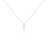 Collier Argent Blanc Lempa