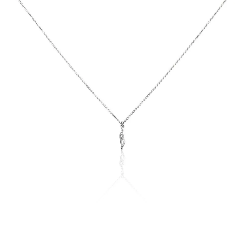 Collier Argent Blanc Lempa