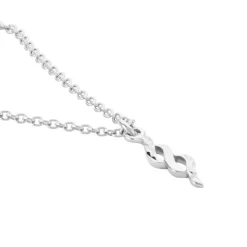 Collier Argent Blanc Lempa