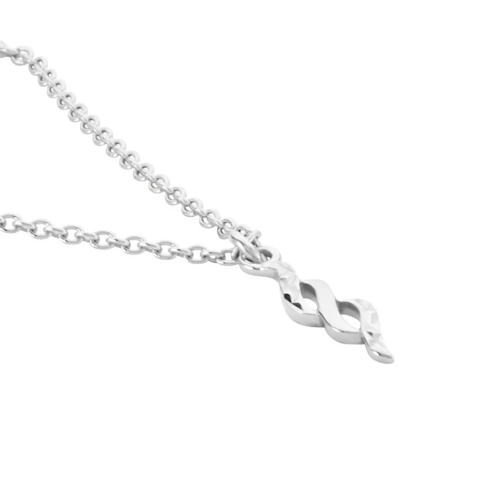 Collier Argent Blanc Lempa