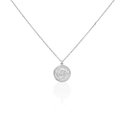Collier Argent Blanc Lew