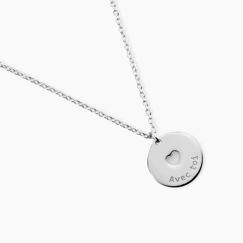 Collier Argent Blanc Nevada