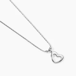 Collier Argent Blanc Ossia