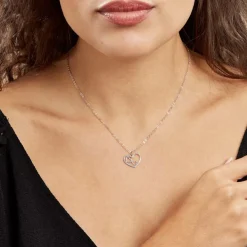 Collier Argent Blanc Severiano