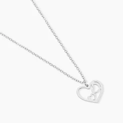 Collier Argent Blanc Severiano