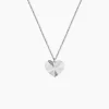 Collier Argent Blanc Sveta